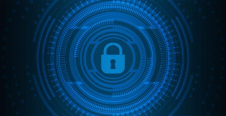 Free cyber security technology network illustration